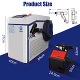 Cheapest 4 in 1 reci laser welding machine 1500W metal cutting machine HW 980 system