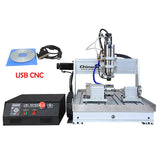 cnc 6040 4 axis | cnc metal cutting | metal cnc milling machine | 4axis 6040 with sink cooling