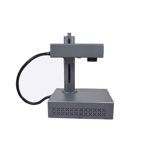 Mini portable fiber laser marking machine 100W metal marking machine with auto focus button