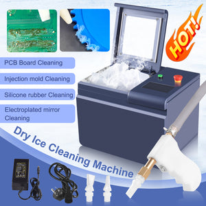 Mini portable handheld dry ice blasting cleaning machine PCB rosin removing machine