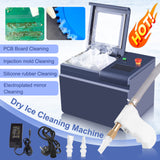 Mini portable handheld dry ice blasting cleaning machine PCB rosin removing machine