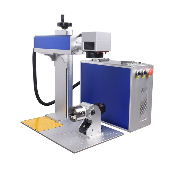 100W cheap MOPA laser marking machine 2.5D 3D relief metal laser engraving machine