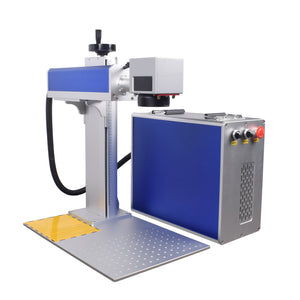 200W auto focus fiber laser marking machine JPT laser jewelry marking machine