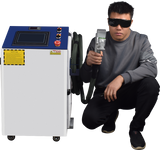 BWT 3000W fiber laser cleaning machine handheld metal cleaning machine
