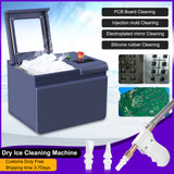 Mini portable handheld dry ice blasting cleaning machine PCB rosin removing machine