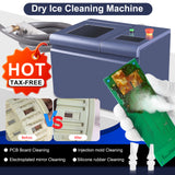 Mini portable handheld dry ice blasting cleaning machine PCB rosin removing machine
