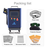 JPT 500W pulse laser cleaning machine low damage metal surface cleaning machine
