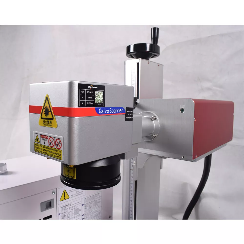 Mini portable 15W UV laser marking machine CRS water cooled UV laser e ...