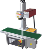 UV laser marking machine APP real time control with conveyor belt and Visual marking