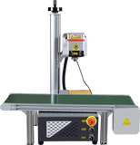 UV laser marking machine APP real time control with conveyor belt and Visual marking