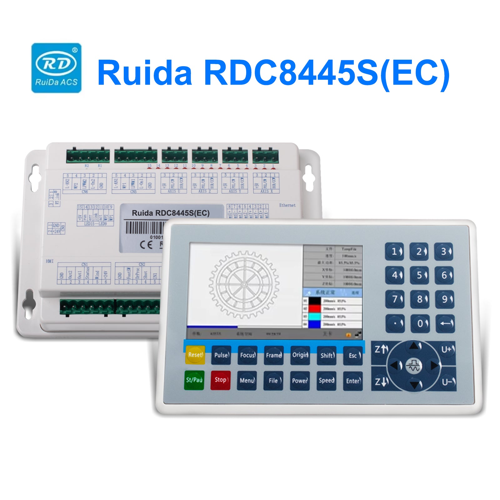 RDC 8445S Ruida co2 laser controller system newest for co2 laser cutti ...