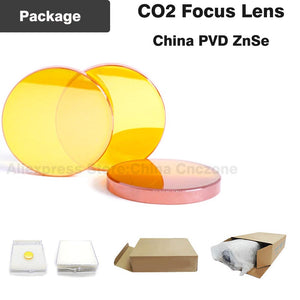 CO2 PVD ZnSe Focus Lens Dia.12 18 19 20 25mm FL38.1 50.8 63.5 101.6 1.5 - 4" for Laser Engraving Cutting Machine