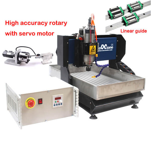EU&US Free Tax Free shipping | 4 axis cnc router | cnc metal milling machine | linear guide | 3040 metal working high accuracy